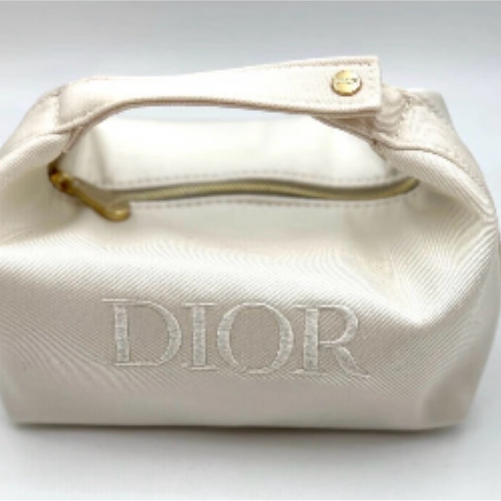 Dior White Satin Women's Bag